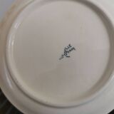 Longchamp earthenware gravy boat, Coquille decor