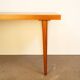 Coffee table, teak with mosaic, vintage from the 60s