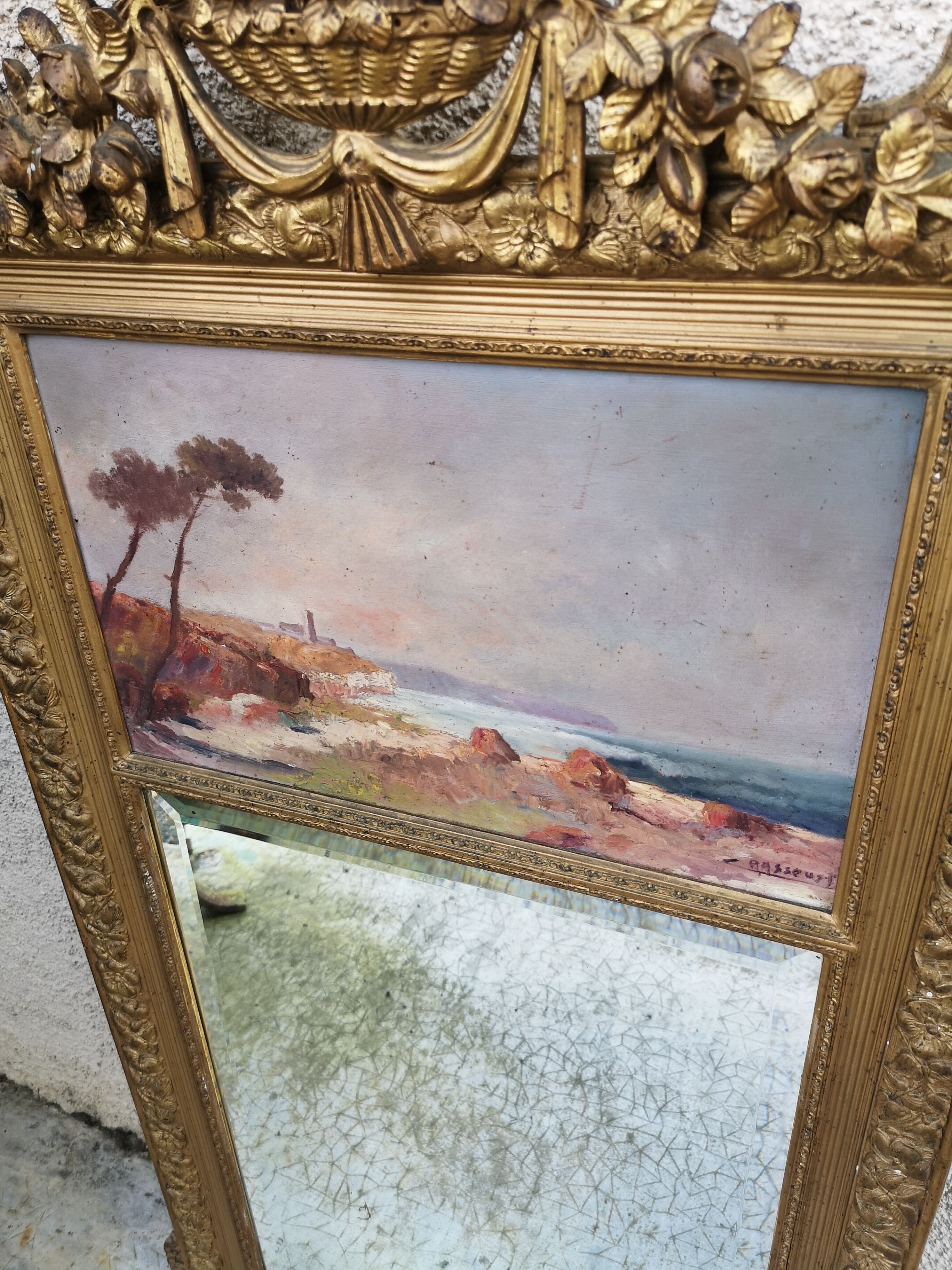 Mirror trumeau - 71x132cm