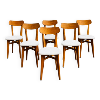 Lot de 6 chaises des années 60