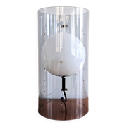 Model D-2045 Cylindrical table lamp with globe for Raak Amsterdam, The Netherlands 1960's