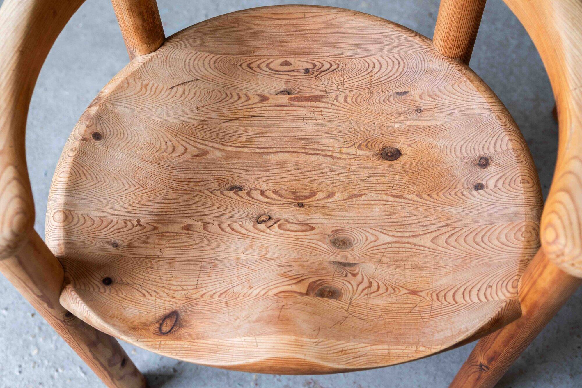 Set of 3 dining chairs by Rainer Daumiller