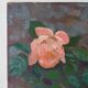 The roses, oil on canvas signed Mahelin.