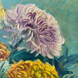 Flower bouquet painting