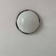 Vintage wall light, chrome and opaline, France 1960