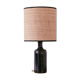 Lampe grès et rabane