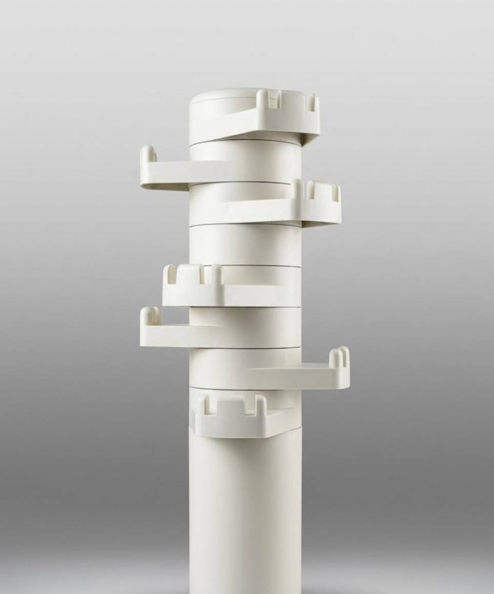 Coat rack space art Benanti and Brunori for Velca