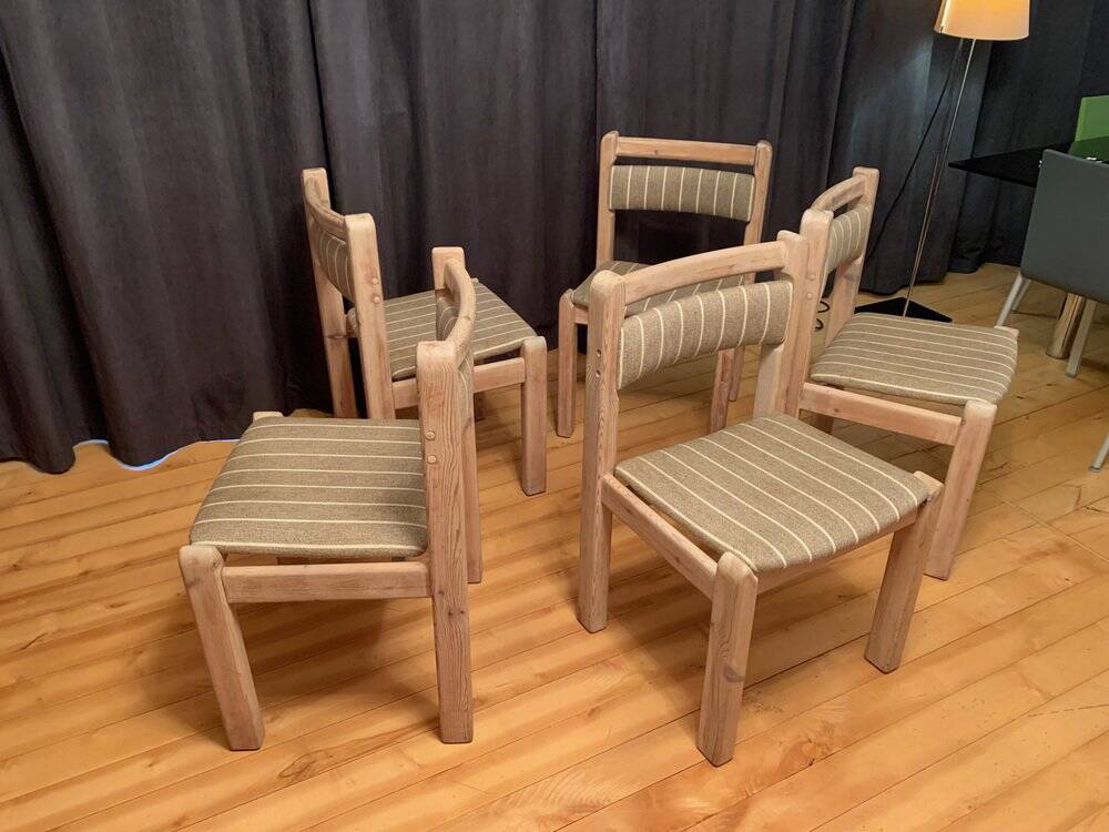 Chairs from Thorsø Stolefabrik, Denmark, 1970s, set of 5