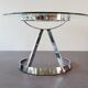 Dining set by Euro International steel Belgique 1970's