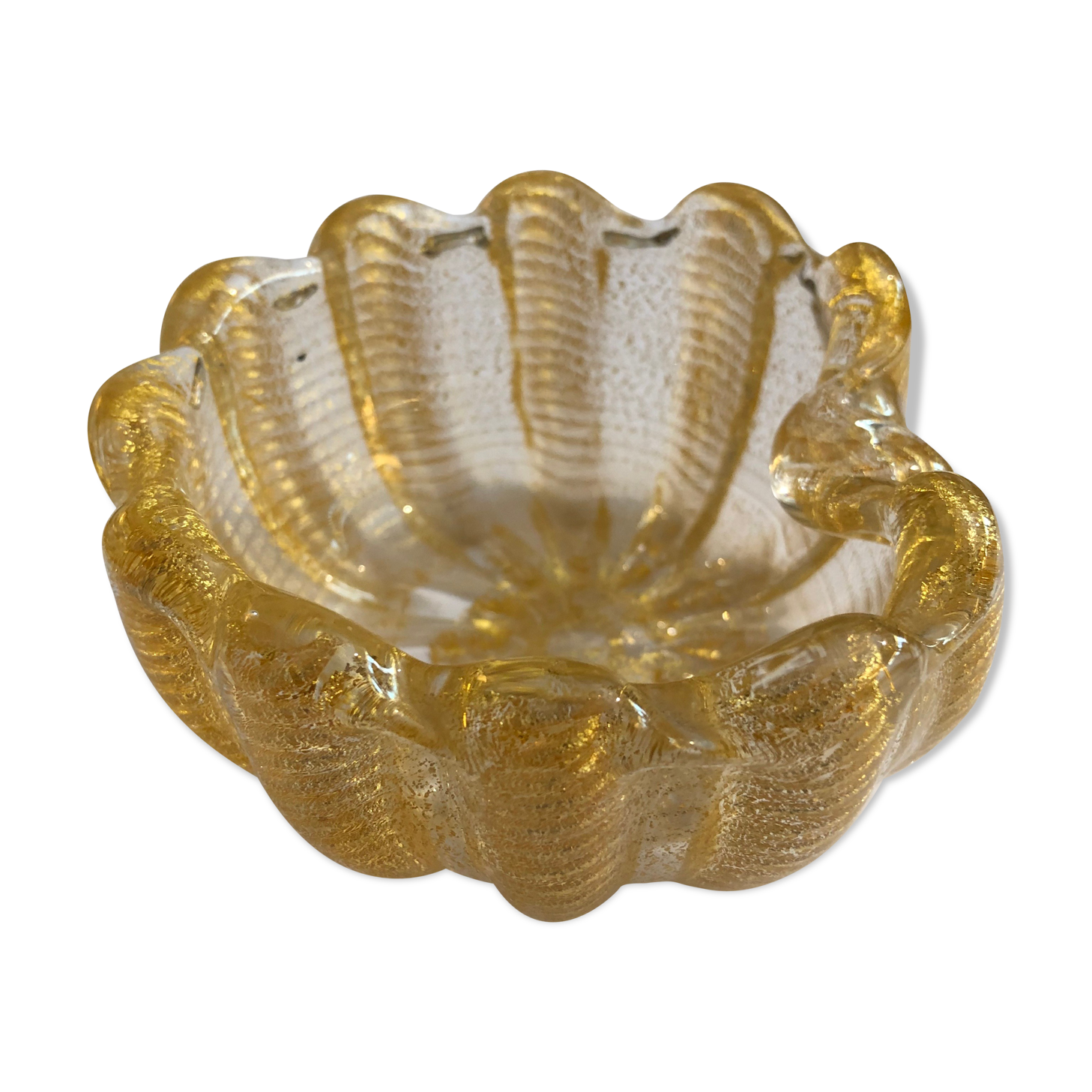 Murano vintage glass ashtray, 1950
