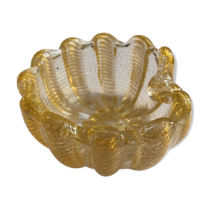 cendrier vintage en verre