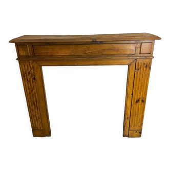 Pine fireplace