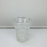 Vase "pansies" by Josef Inwald, molded pressed glass, art deco