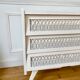 Vintage rattan chest of drawers