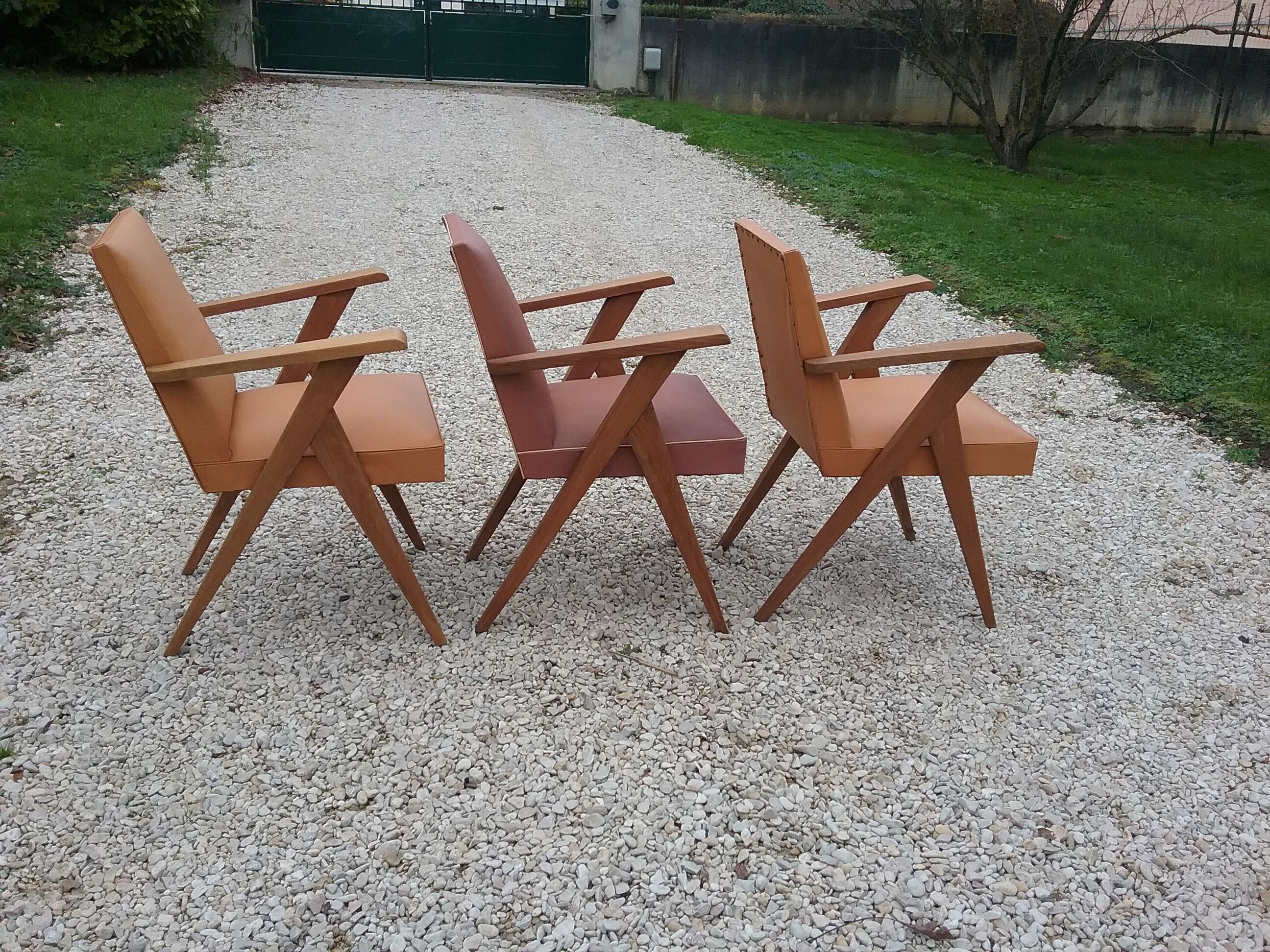 Three armchairs