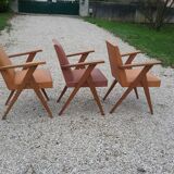 Three armchairs