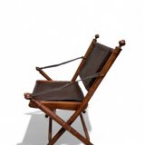 Paire de chaises coloniales faux bambous 1960’s