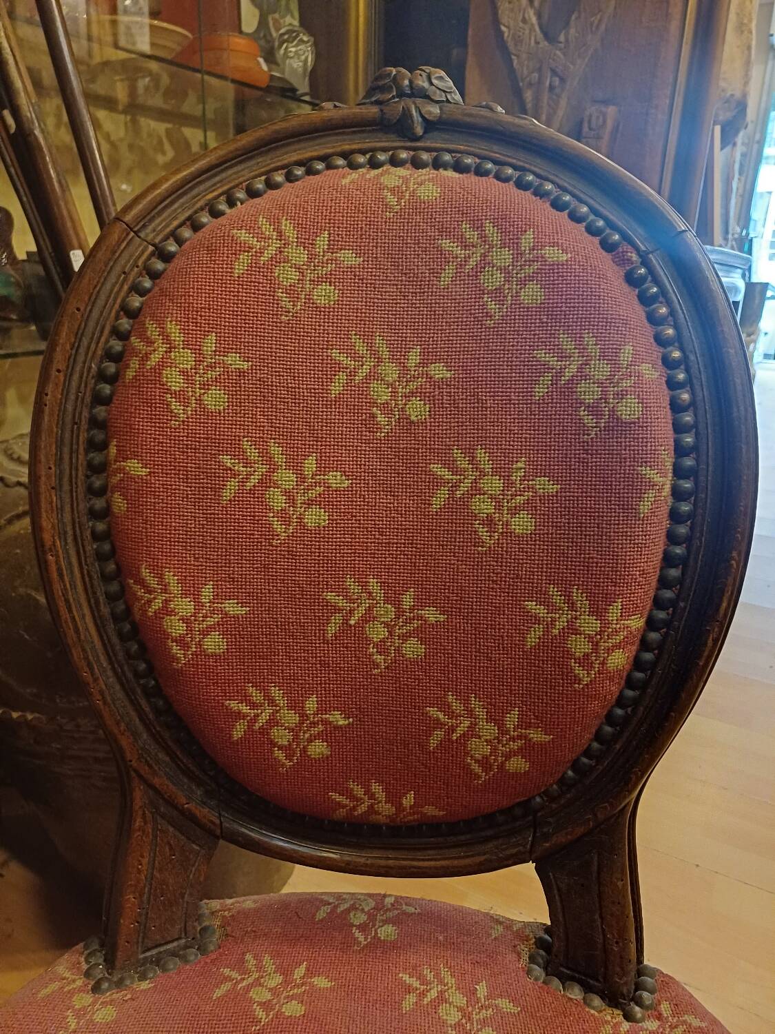 Paire De petite chaise d'appoint, époque Louis 16, 18 eme