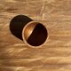 Mini cup, saucer or egg cup in teak H5 D5