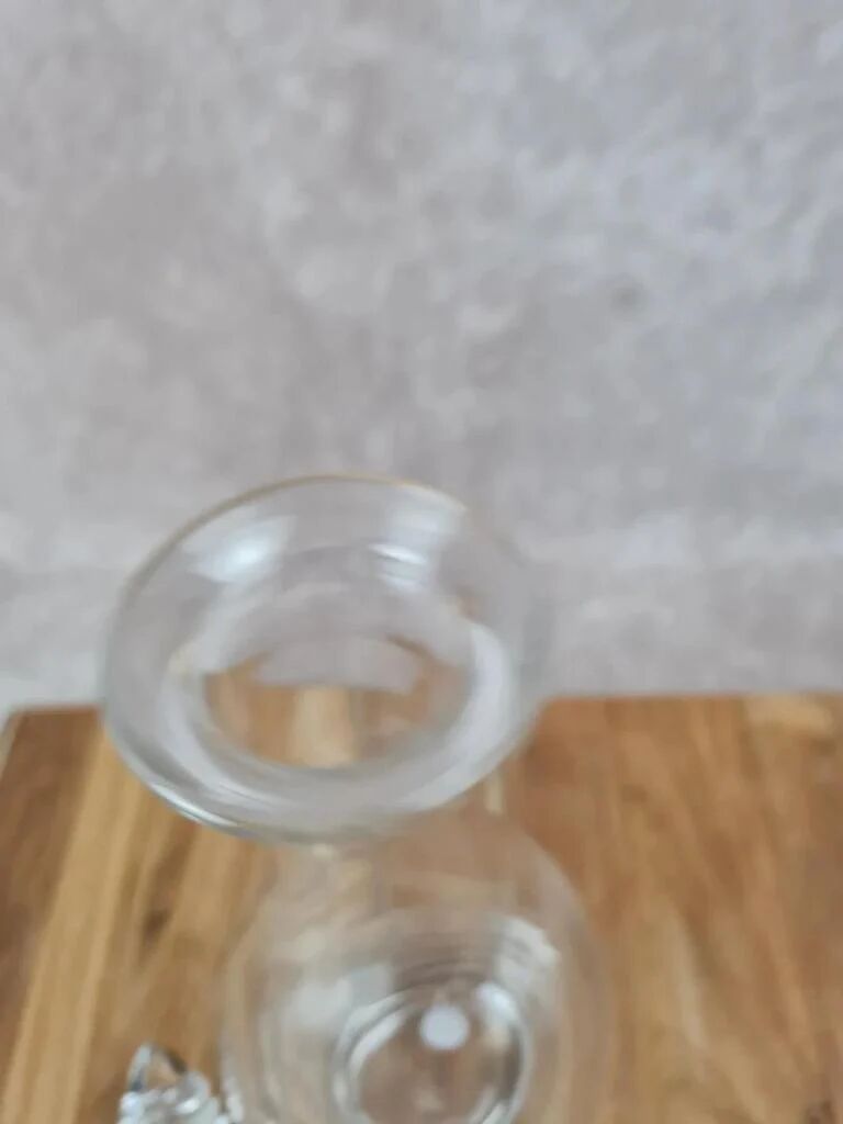 Vintage glass carafe by Guy Degrenne – 1970s design