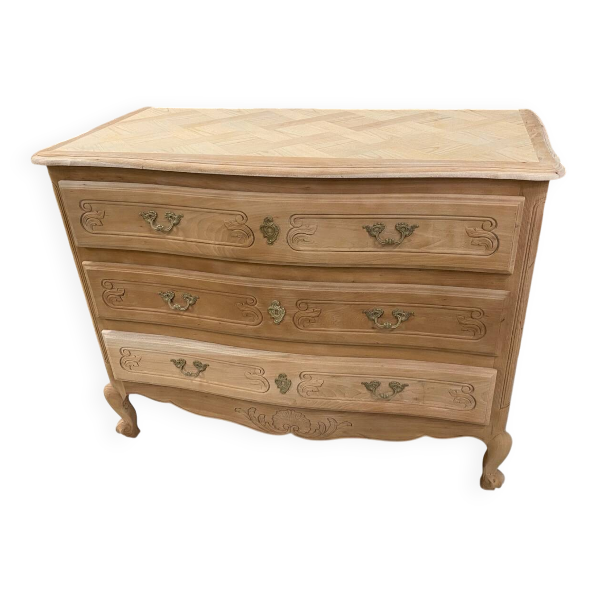 Commode louis XV en bois brut