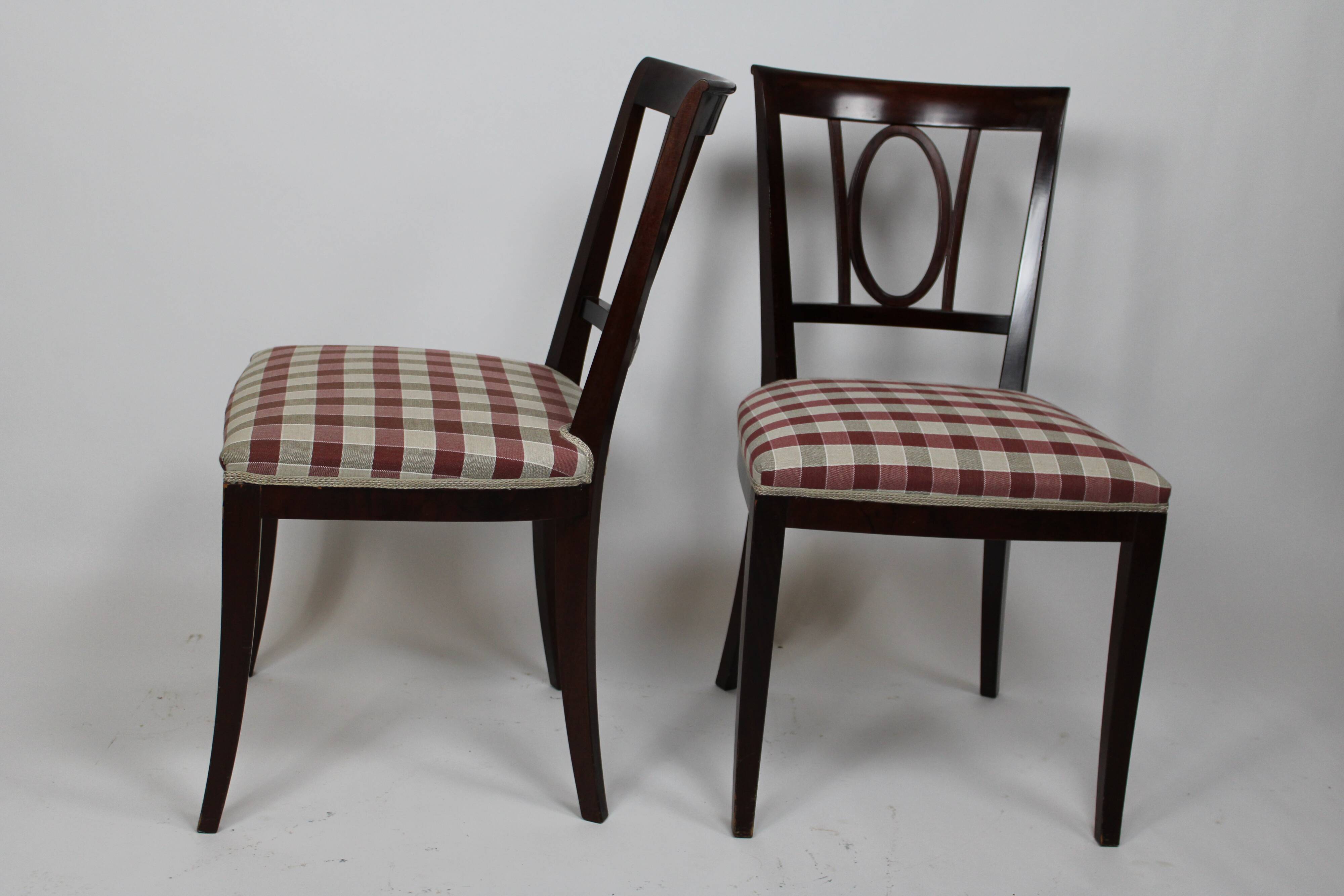 Chaise classique 1960 suède