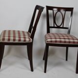 Chaise classique 1960 suède