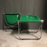 Pair of folding stools.