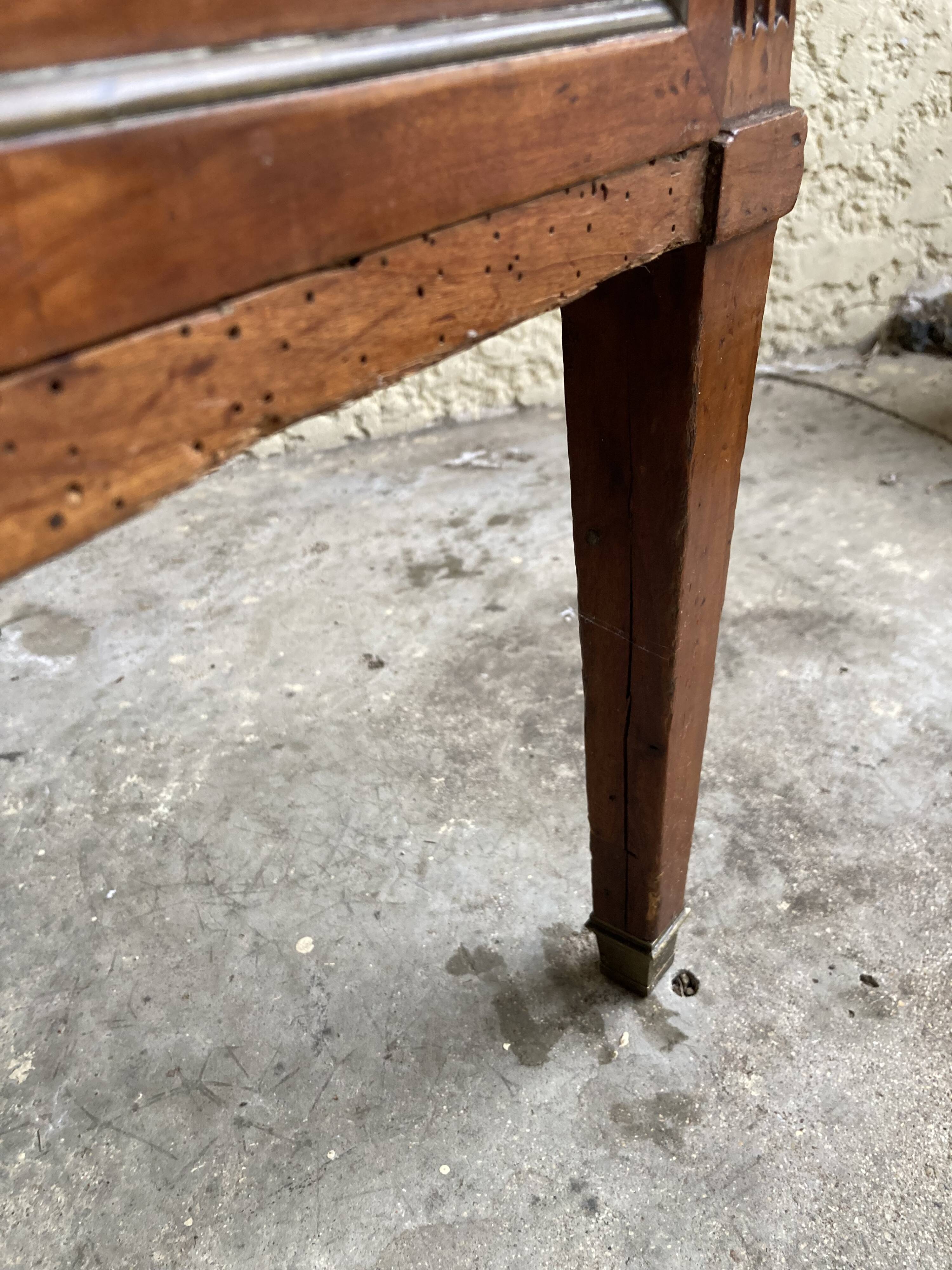 Marble top chest of drawers