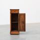Art Deco walnut bedside cabinet, Belgium, 1920s