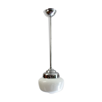 Suspension globe opaline circa 50