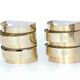 Pair of sculptural wall lights in brass – Werner Schou - Coronell Elektro