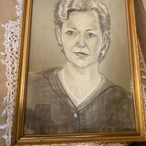 Woman's face drawing