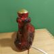 Vintage ceramic lamp in the shape of a lighthouse, Vallauris