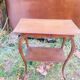 Oak side table with goat legs from the 1940s.