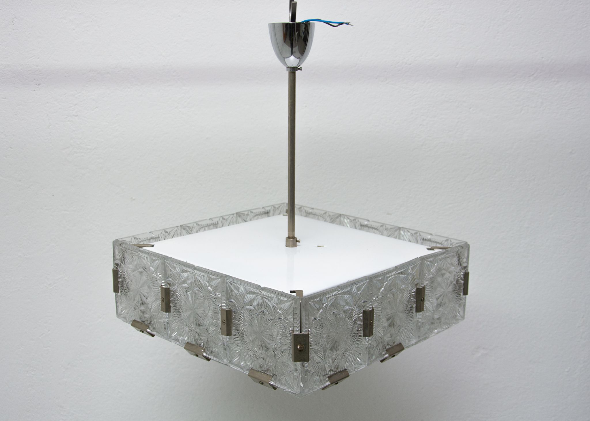 Hanging lamp by Kamenický Šenov, 1970