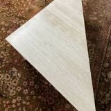 Travertine coffee table