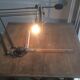 Wooden architect's table and metal movable arm 1950