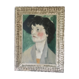 Portrait of a woman, signed Guy Bardone