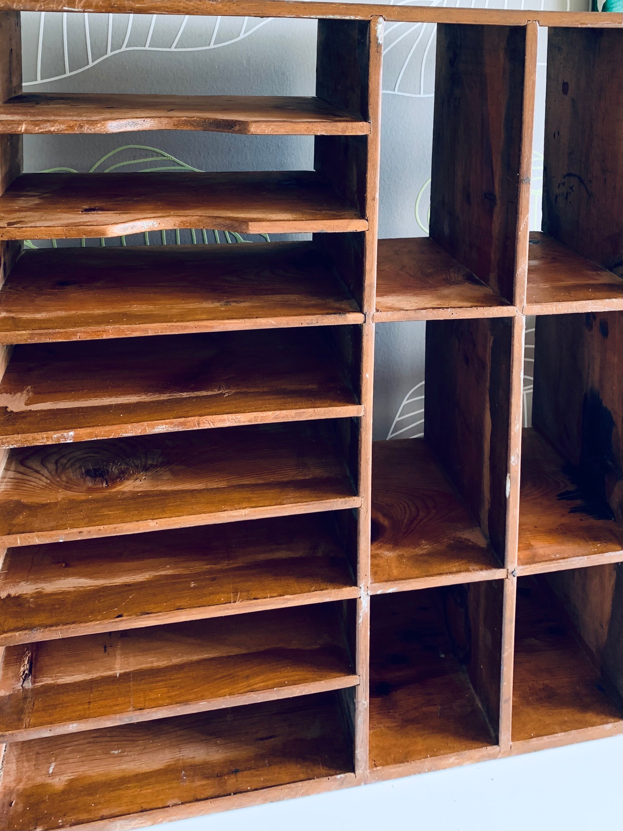 Shelf with workshop lockers