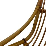 Tripod Rattan easy chair by Dirk van Sliedregt Rohe Noordwolde 1960 in the Netherlands