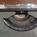 Mj rooy portable typewriter - made in france 1950s