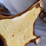 Ensemble barbotine jardinière et vases
