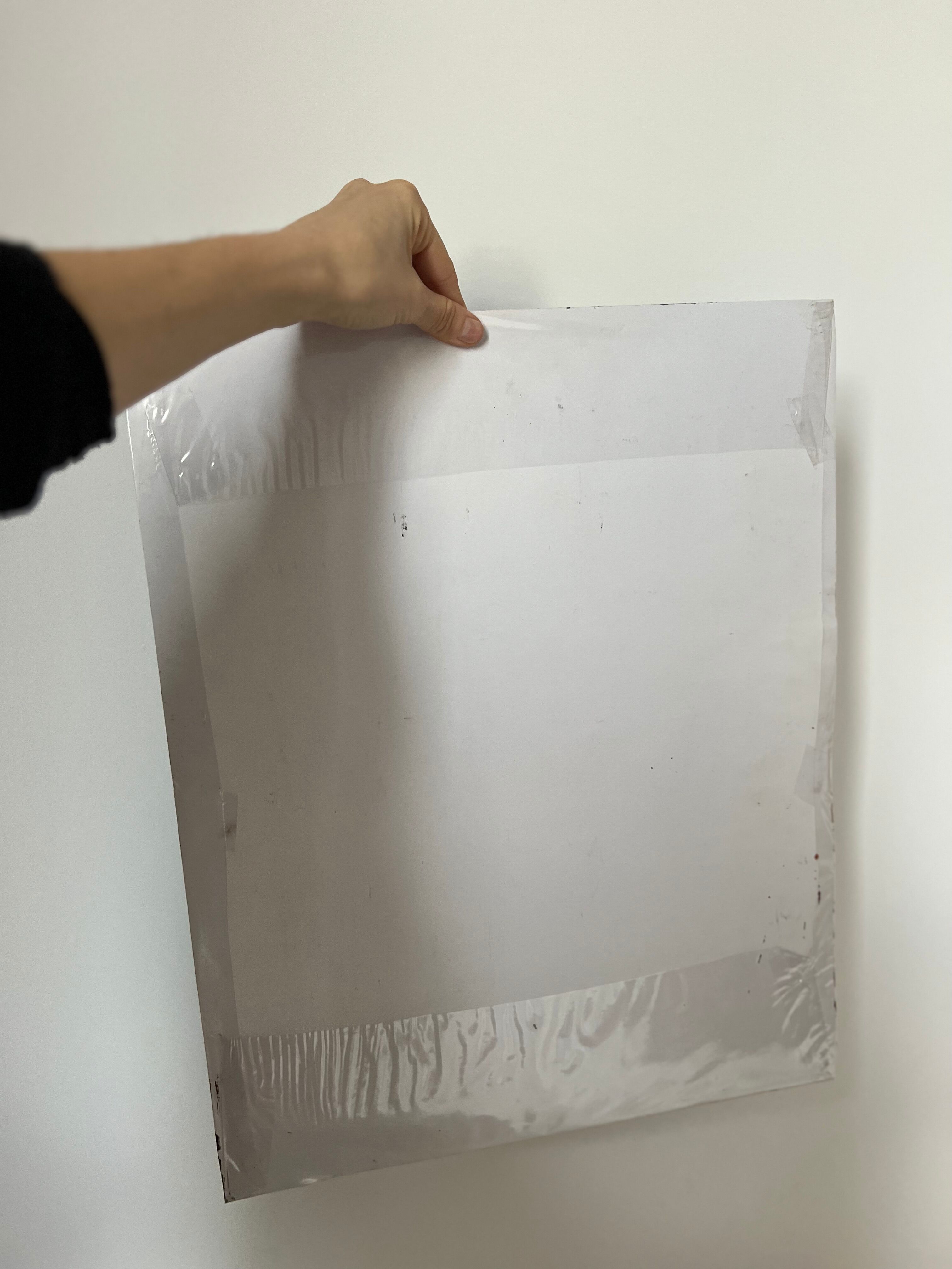 Painting of house by the sea, handmade, on thick paper