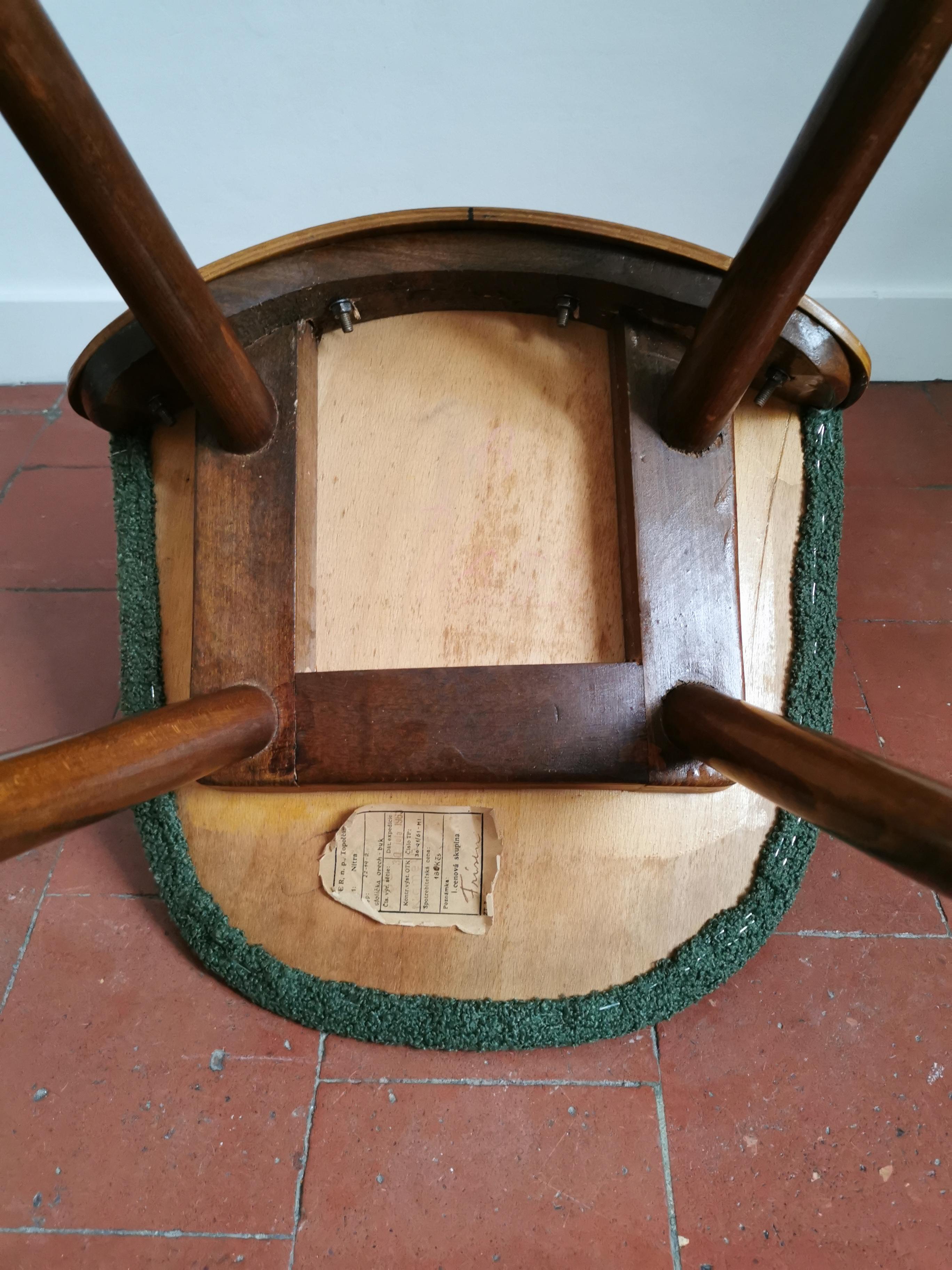 Chaise du designer tchèque F. Jirak pour Tatra 1960