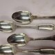 12 small silver-plated spoons
