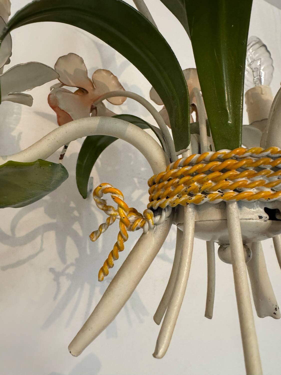 70s floral chandelier