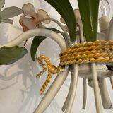 70s floral chandelier