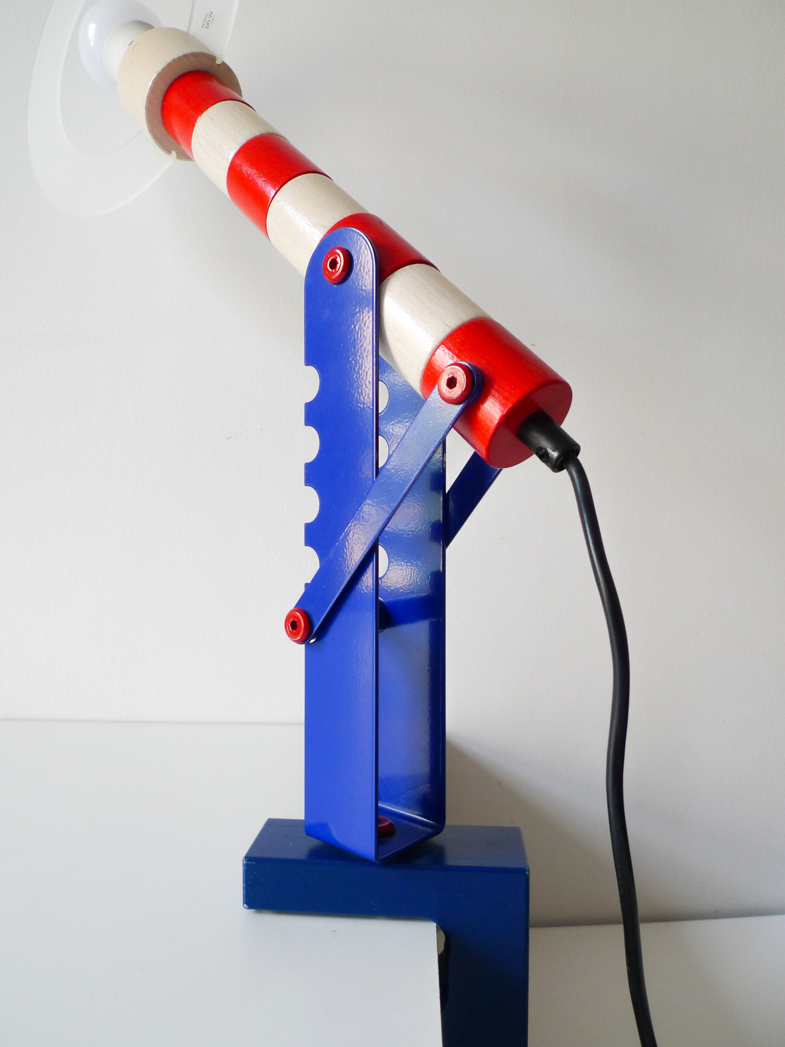 Lampe de table postmodern Memphis « Haba » par Habermaaß 1980s