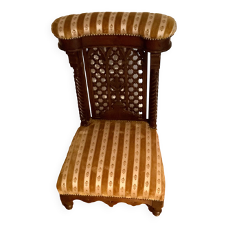 Chaise prie Dieu 19e